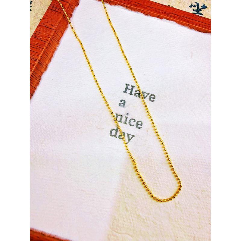 【丁老头甄选】精工豆豆万能项链（45cm）30262