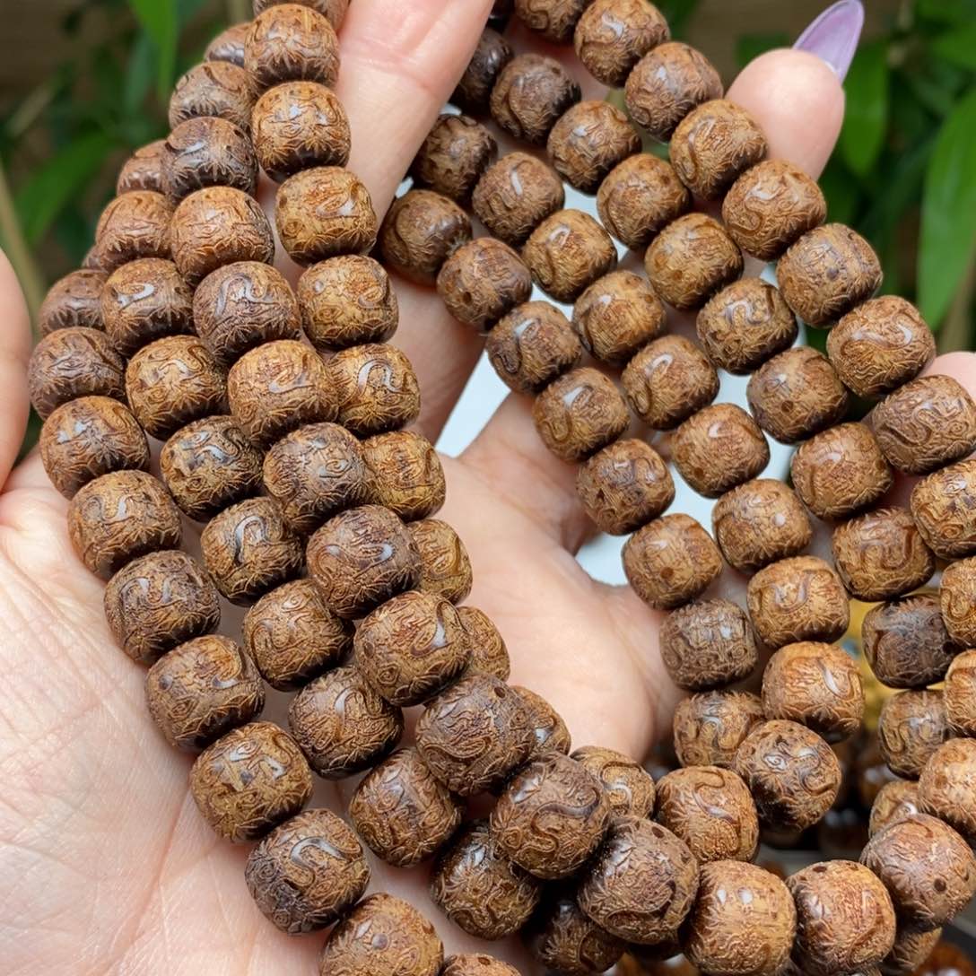 贡木手串/手链贡木10×11双龙