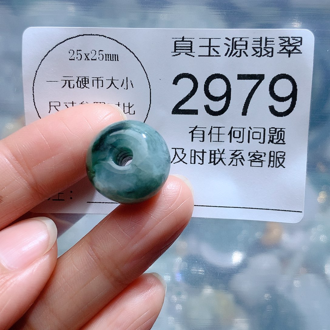 翡翠颈饰未镶嵌2979。