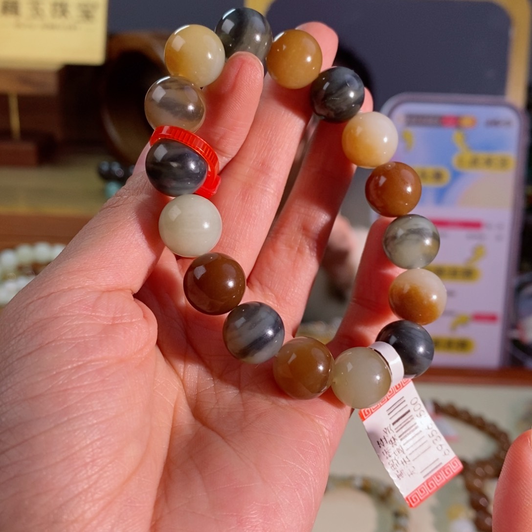 和田玉手串多样性拍一发一未镶嵌