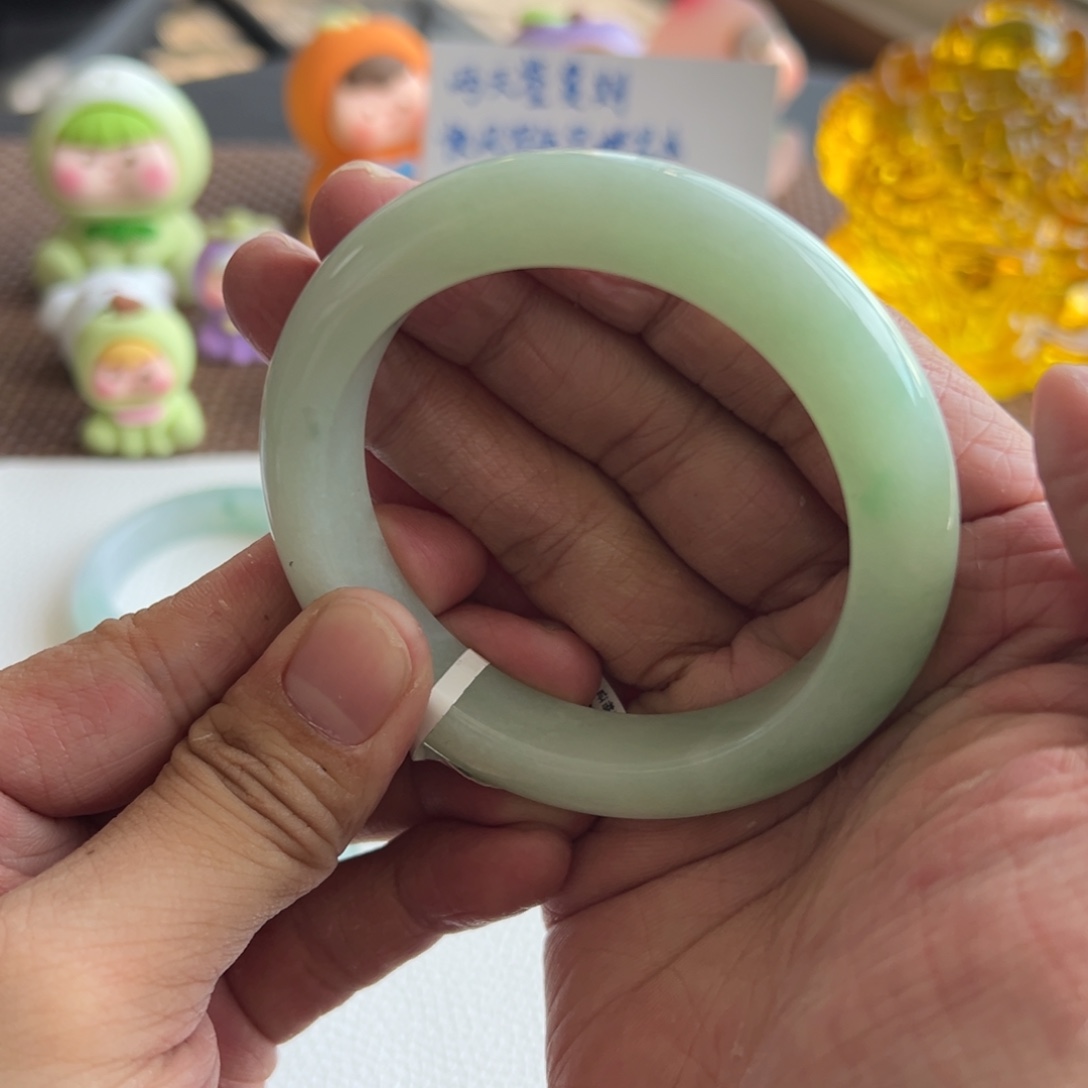 翡翠未镶嵌手镯6号 55.8