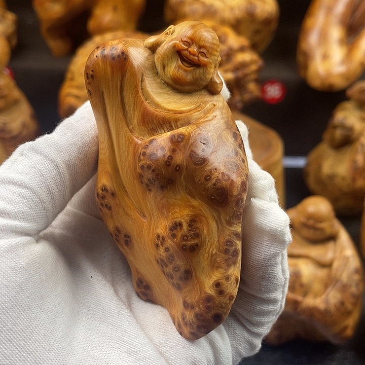 柏木（崖柏）米勒手把件