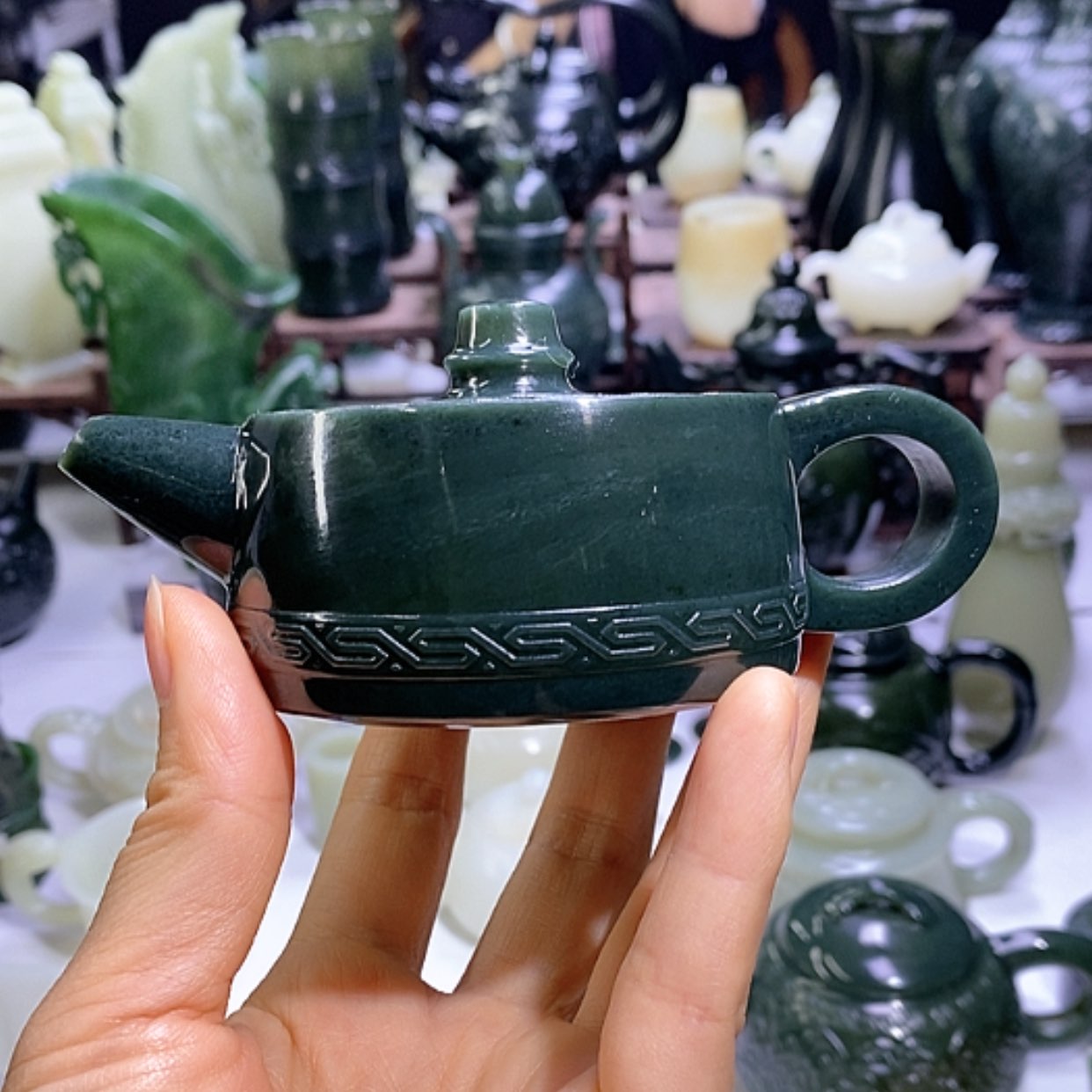 【闪购商品】和田玉未镶嵌摆件福利140毫升