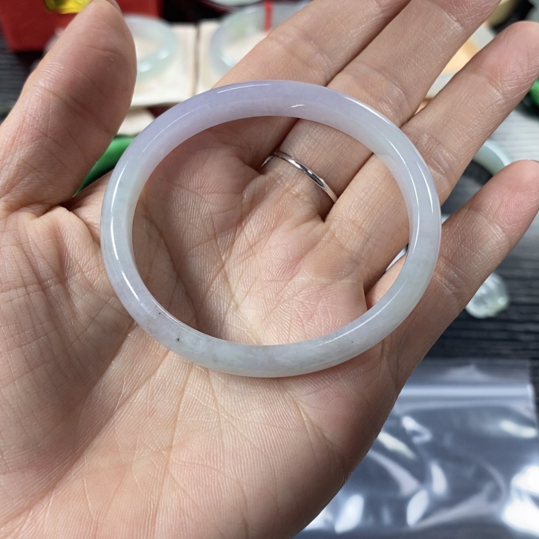 翡翠手镯未镶嵌天然翡翠53贵妃