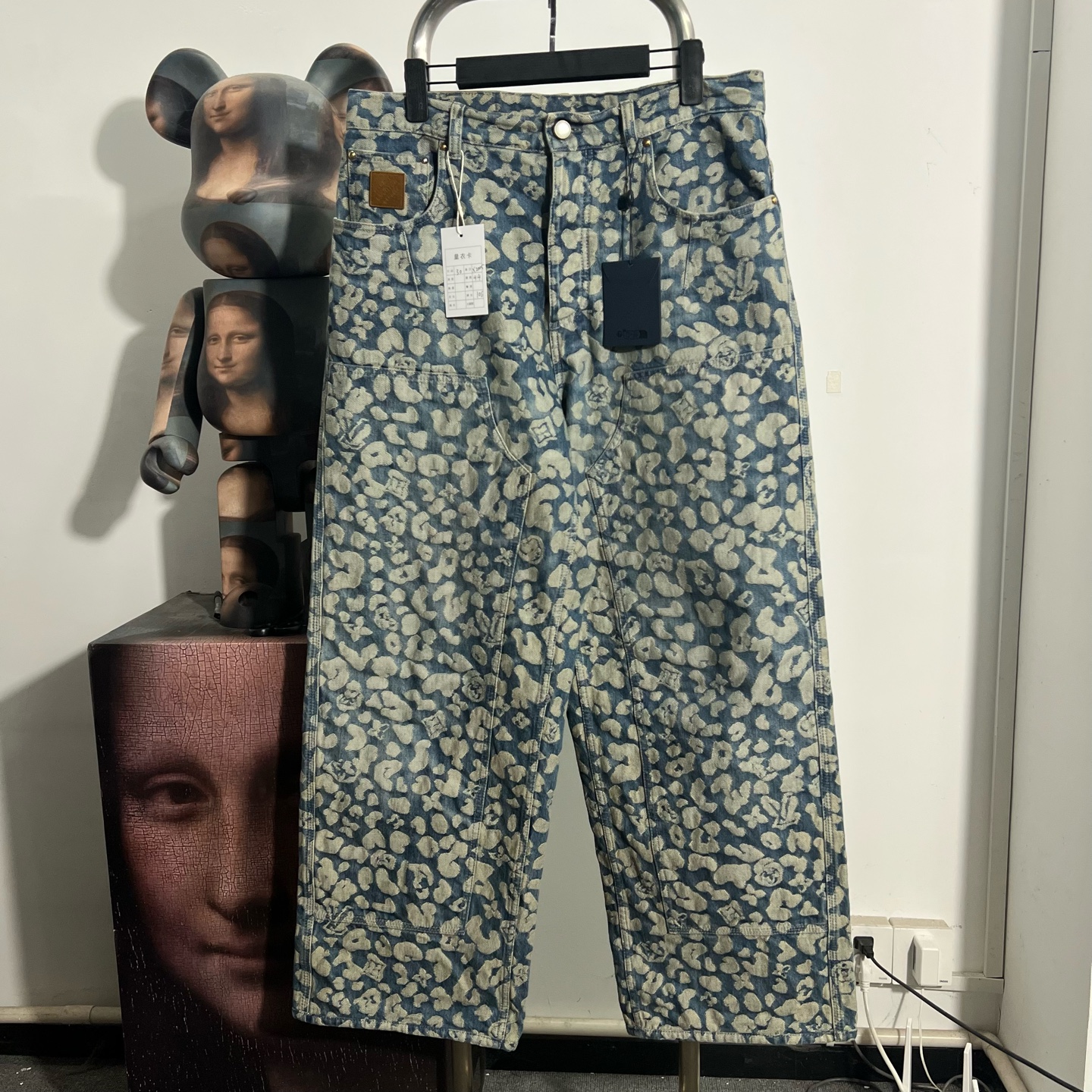 未使用 LouisVuitton/路易威登 新款满印牛仔裤x2005尺码：30