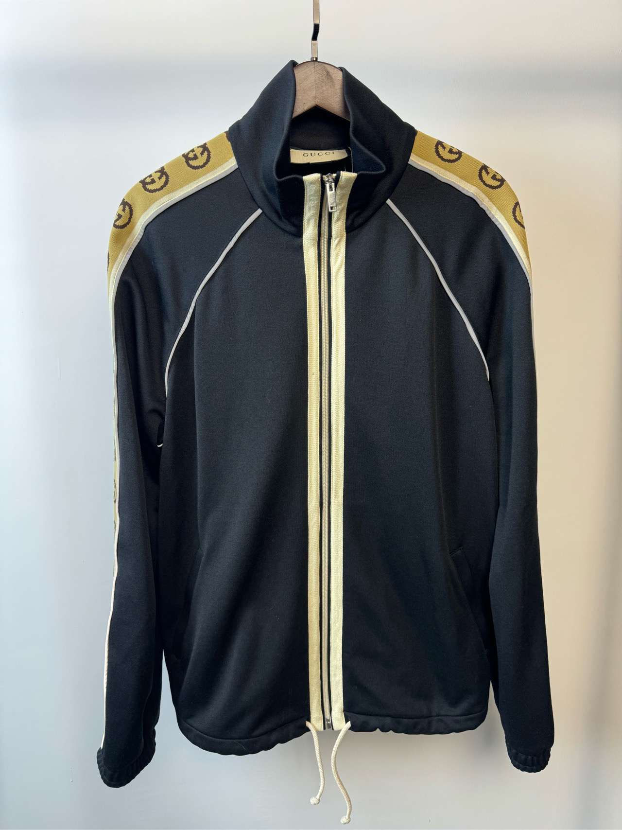 99新 GUCCI/古驰 侧边GG印花校服外套/M码/2712177