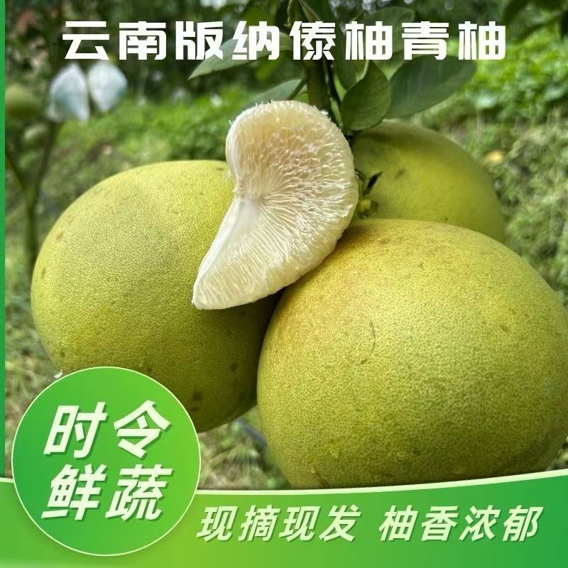 西双版纳傣柚清甜鲜嫩多汁脆爽老少皆宜的美味水果