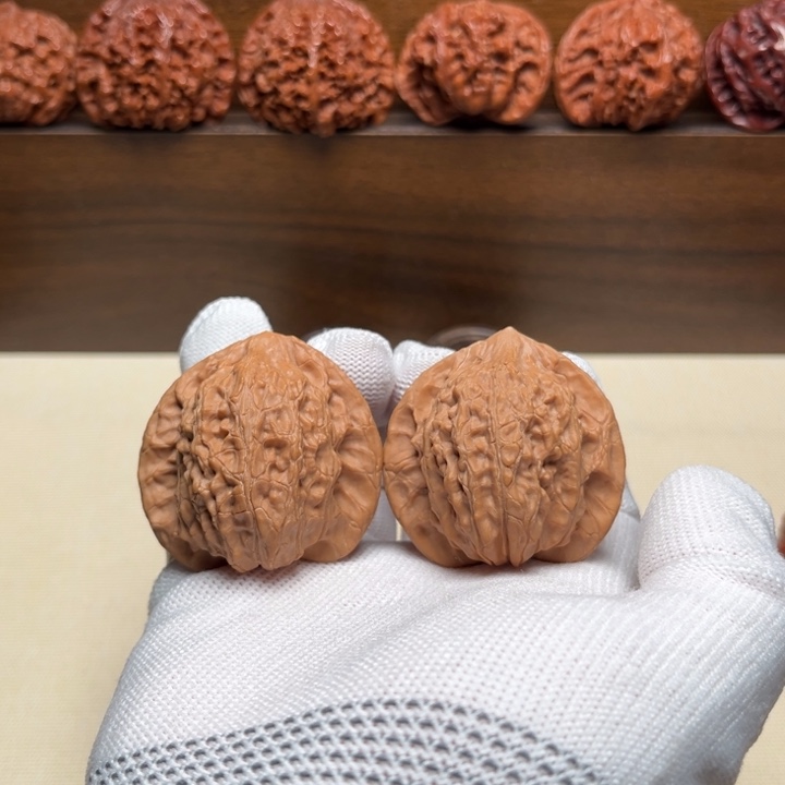 把件文玩核桃公子帽43