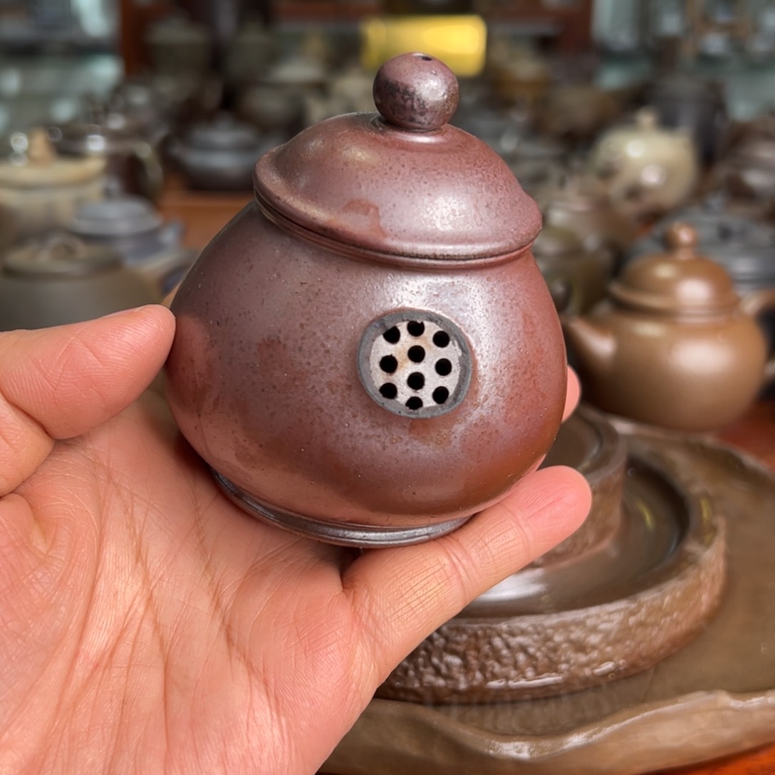 贵台龙窑柴烧茶壶59