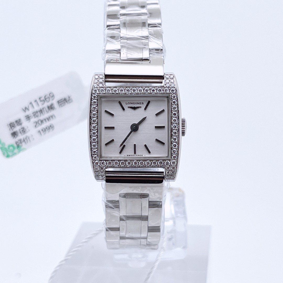 95新 Longines/浪琴 手动机械后钻20mm/公价32999/w11569