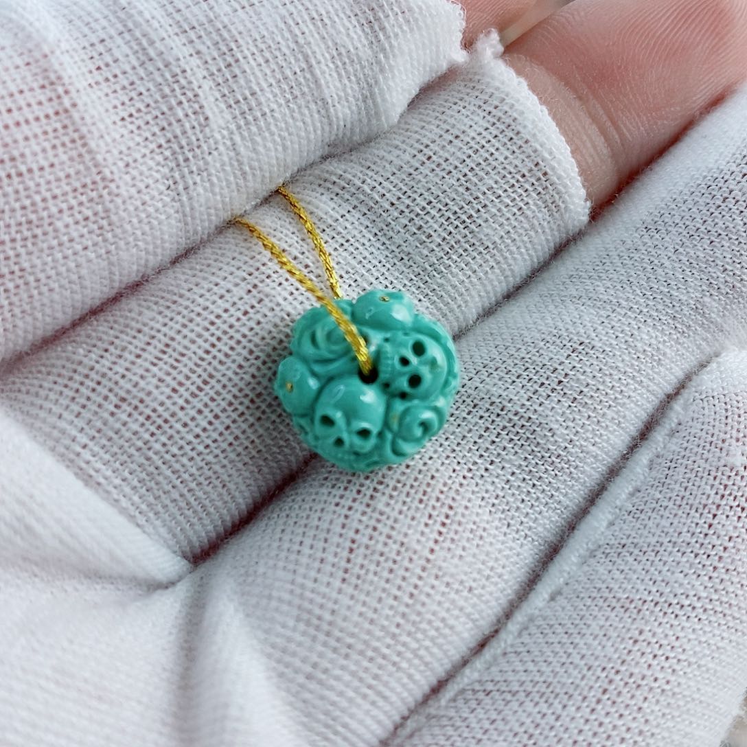 绿松石珠宝奇石未镶嵌