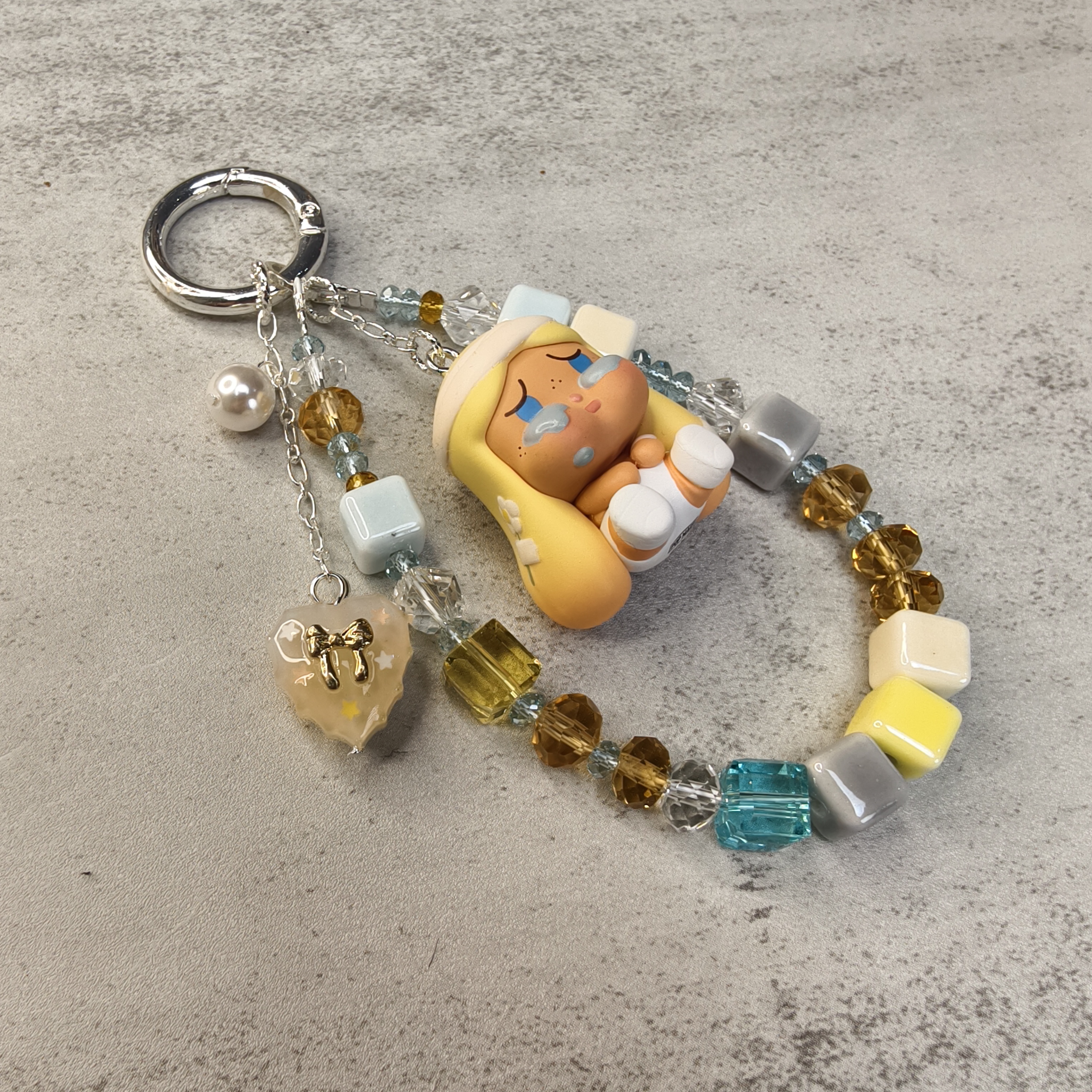 42号 原创手机链正版萌粒【跌落花丛】61153349