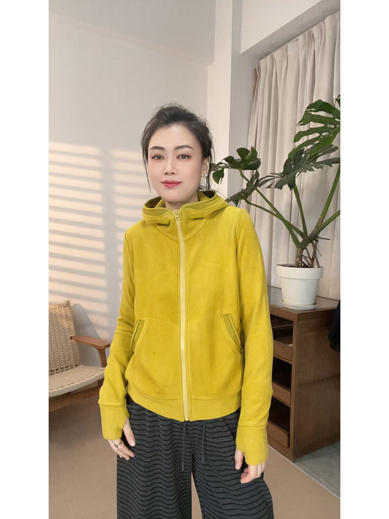 DaoZi/丹丹【高货】进口德绒加热保暖百搭显瘦小火炉外套卫衣25628