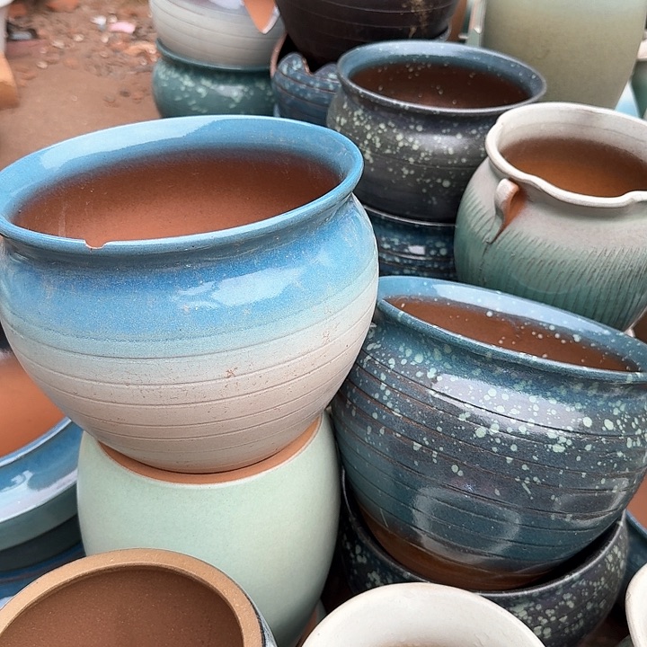 红陶微瑕花盆处理来了