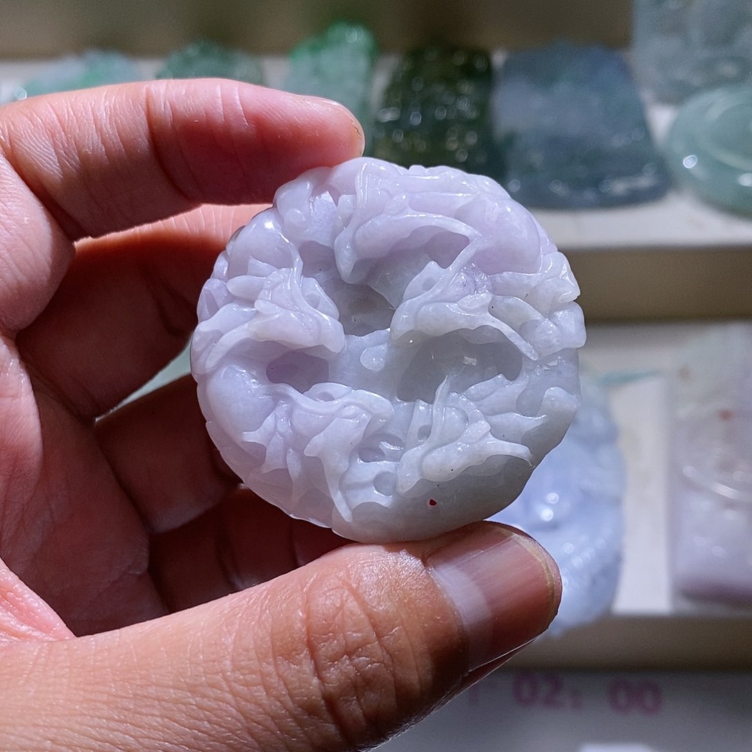 【闪购商品】翡翠颈饰未镶嵌九龙