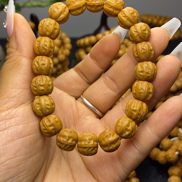 猴头核桃手串猴头猴脑