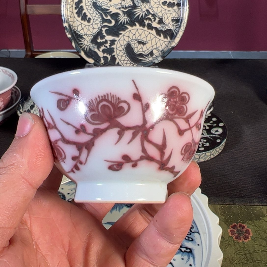 杯景德镇手工手绘杯子