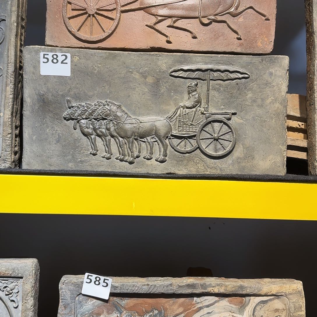 老砖后刻干泡茶台