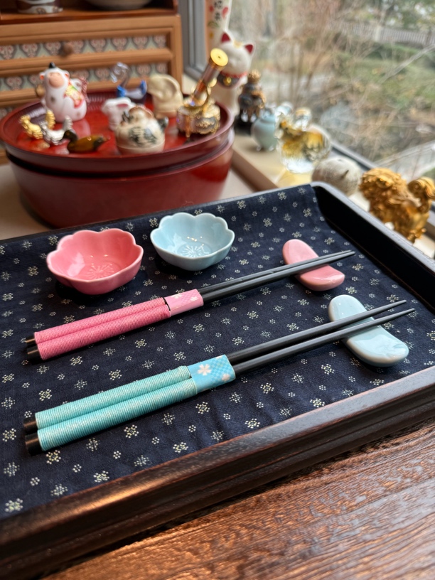 日本制筷子一套，小清新款