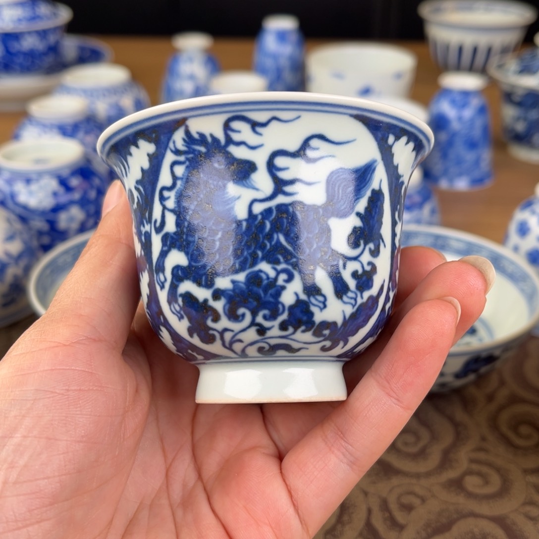 杯早**睡景德镇陶瓷杯子