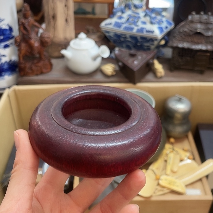 木中古工艺品摆件