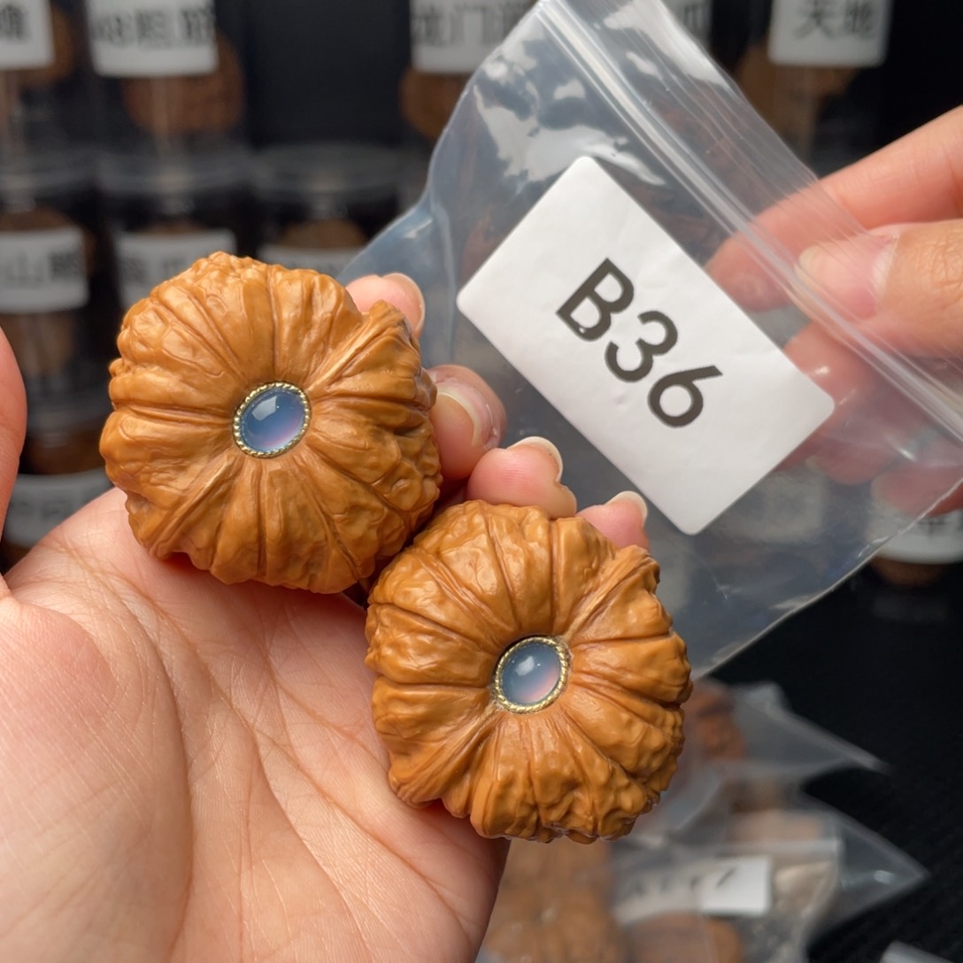 文玩核桃把件43南瓜