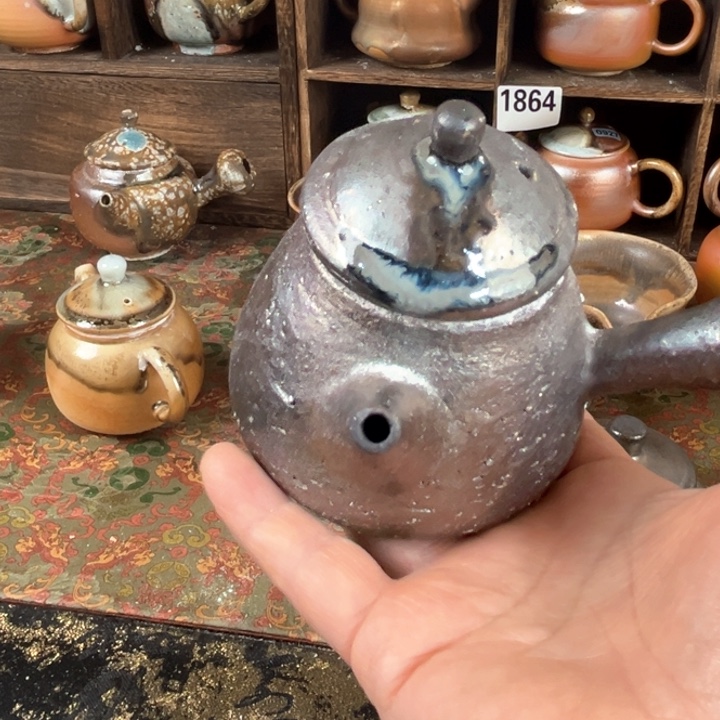 壶柴烧茶器主人侧把壶
