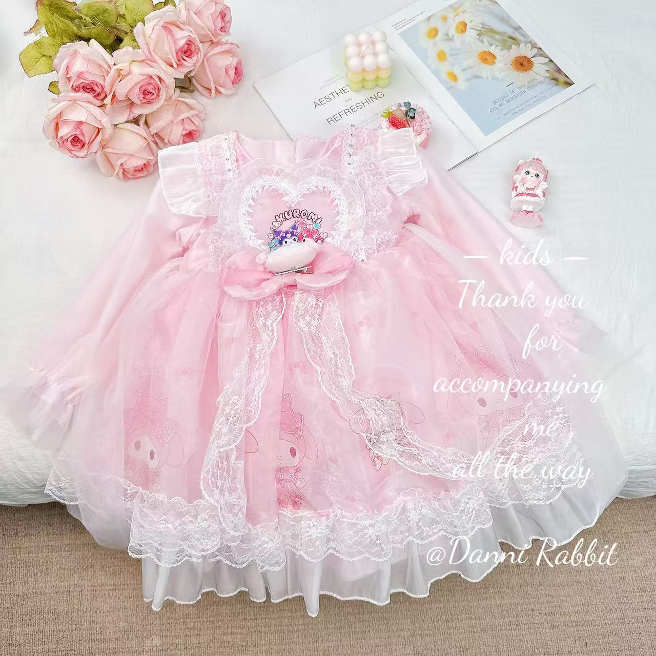 【Dannirabbit】*卡通重工+绝美高定+超仙儿*女童连衣裙 X-795