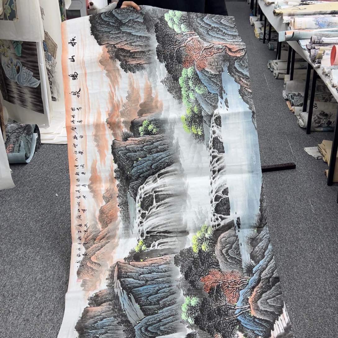 国画纯手绘字画宣纸