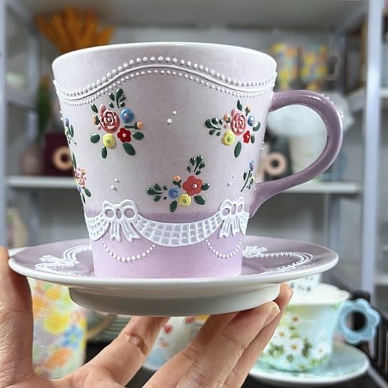 手绘高温釉下彩陶瓷