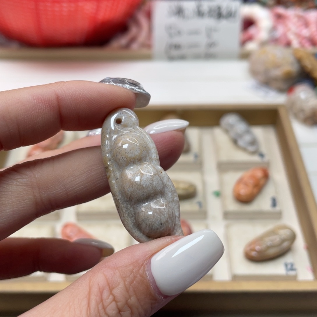 未镶嵌手链硅化玉暖*026