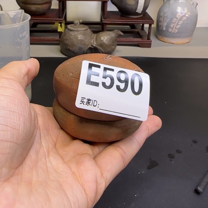 备前烧作品备前烧作品有裂