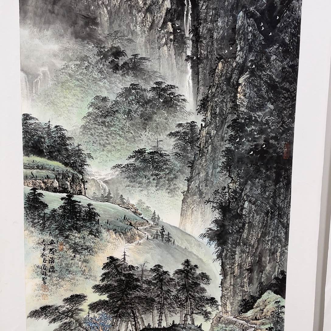 用***4国画黎俸禄140/70水墨山水