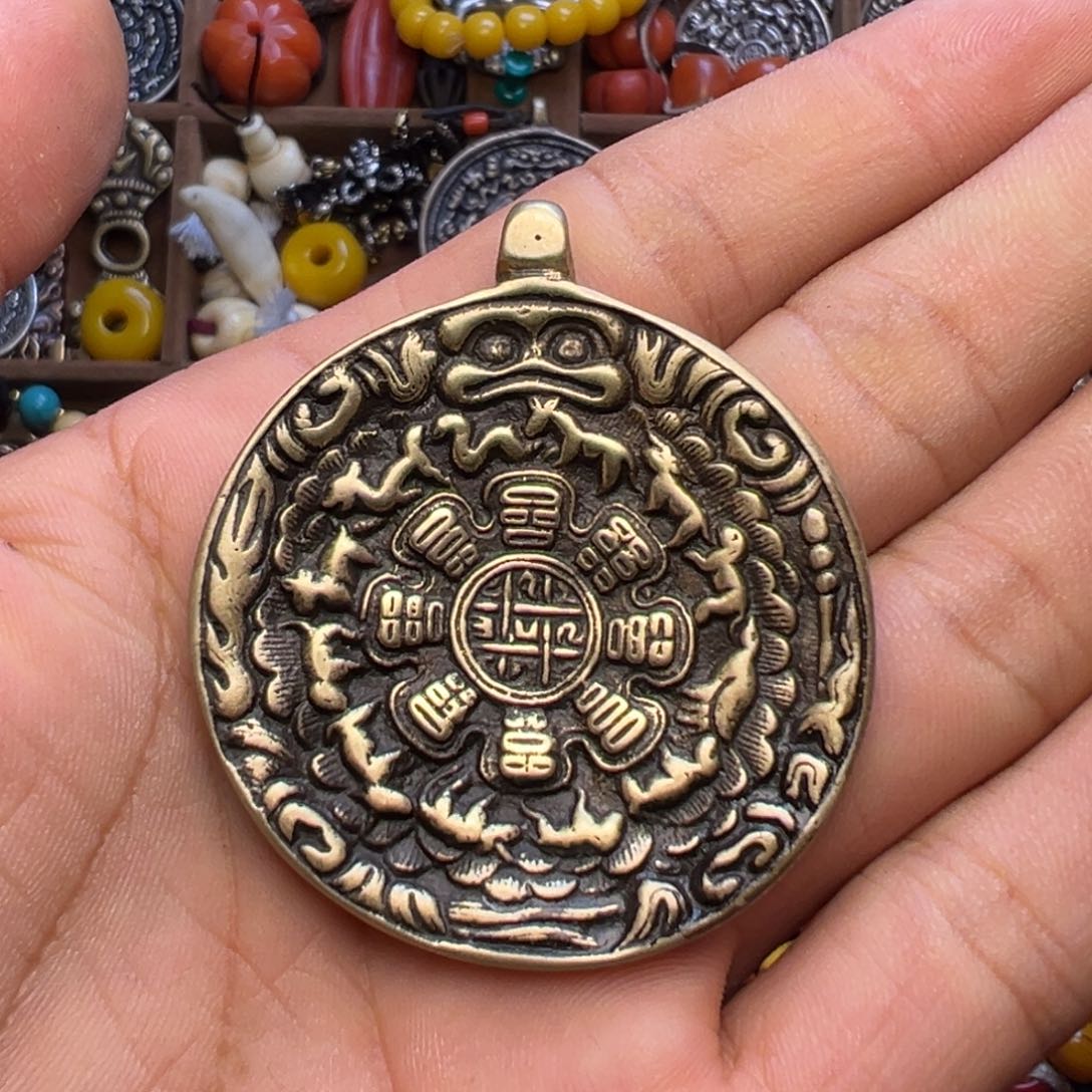 柏香籽/百香籽吊坠九宫