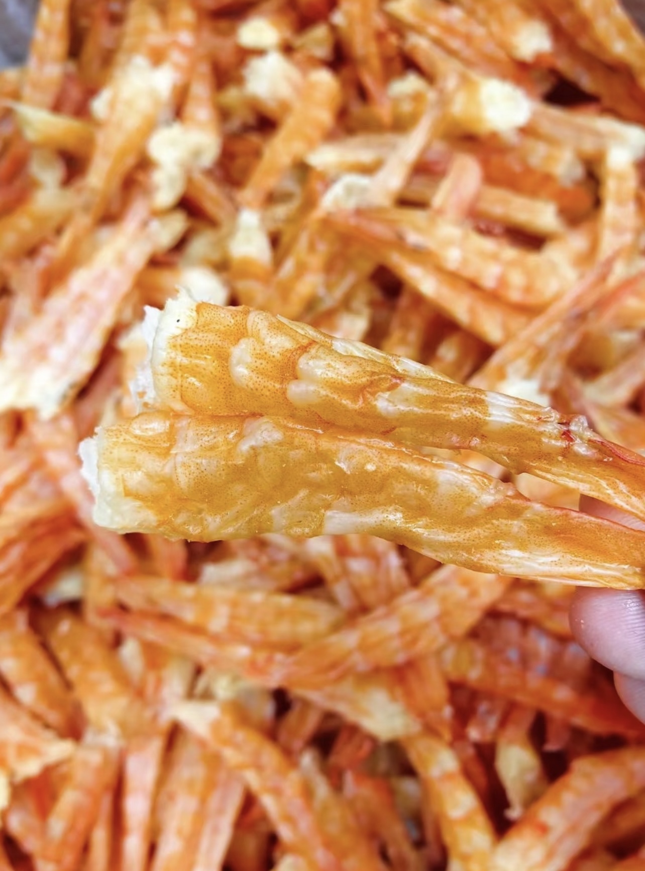 汕尾本港生晒海明虾条淡晒淡口干货可煮粥炒焖