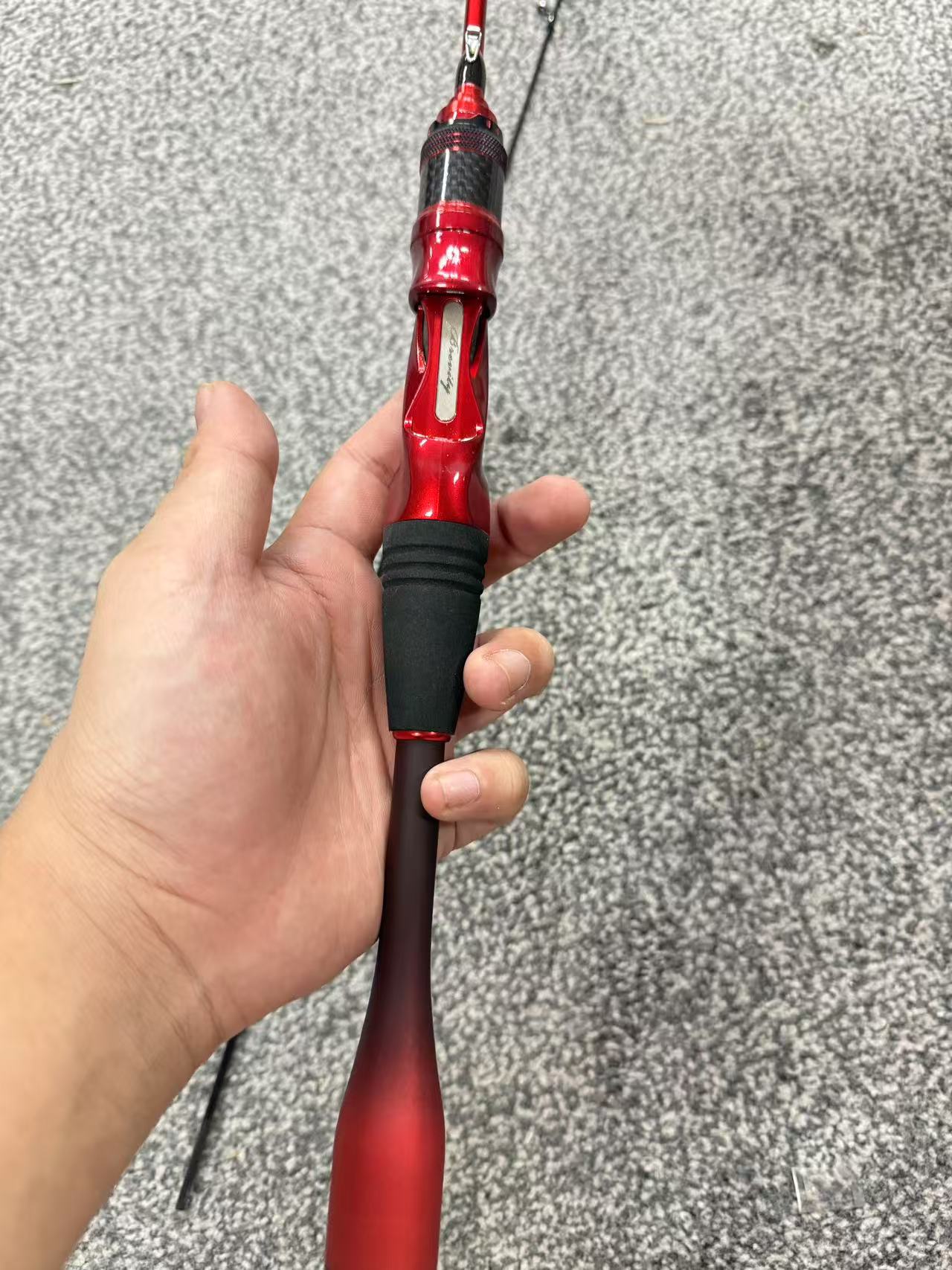 微物弹射竿雷子 专业微物枪柄1.68 路亚竿