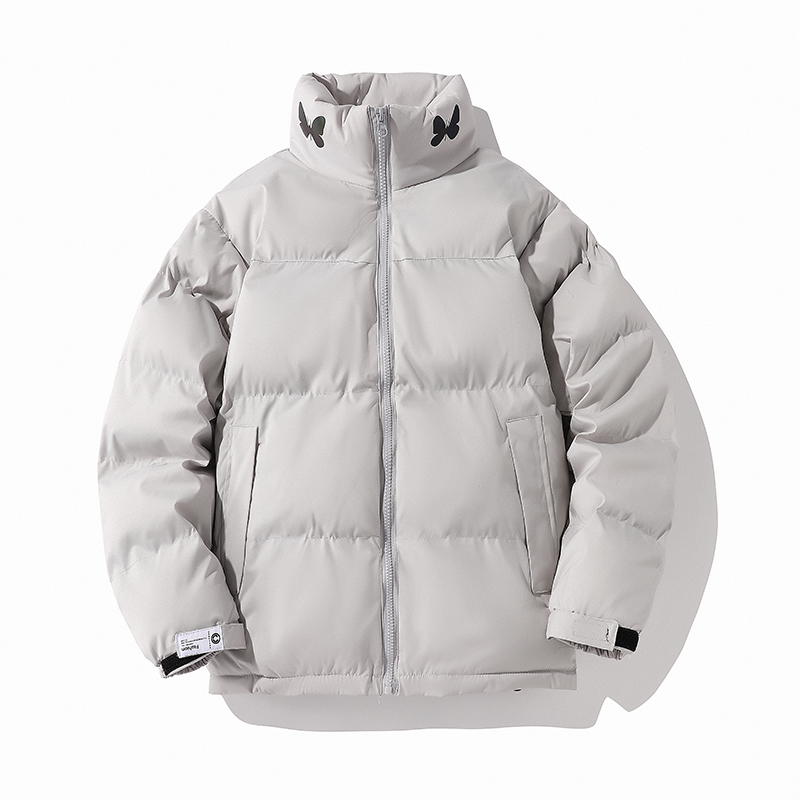 蝴蝶棉衣纯色保暖免烫棉衣时尚棉服秋冬短款休闲时尚MY08