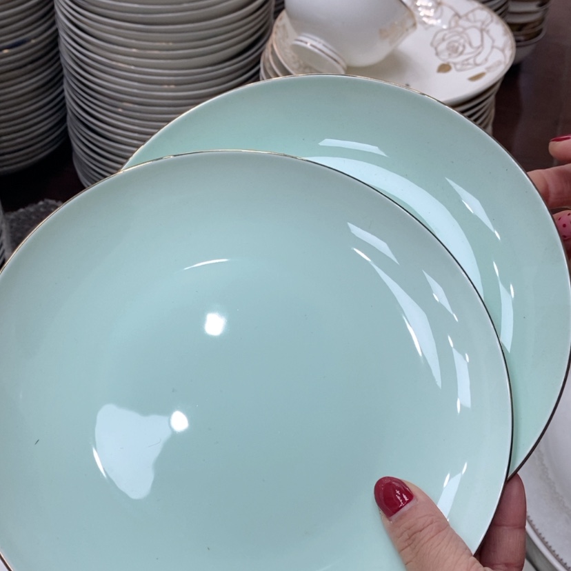 【闪购商品】钛合金玉瓷8寸月光盘2个一组