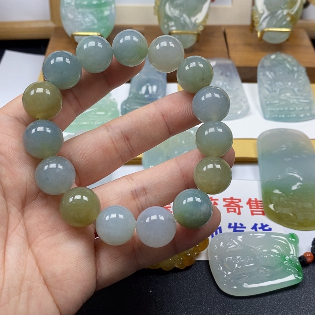 翡翠颈饰未镶嵌童*缅甸翡翠