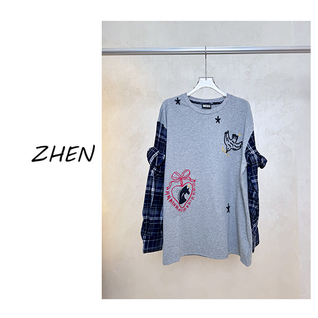 【ZHEN】25K01362 2025新款时尚气质休闲百搭衬衫上衣女
