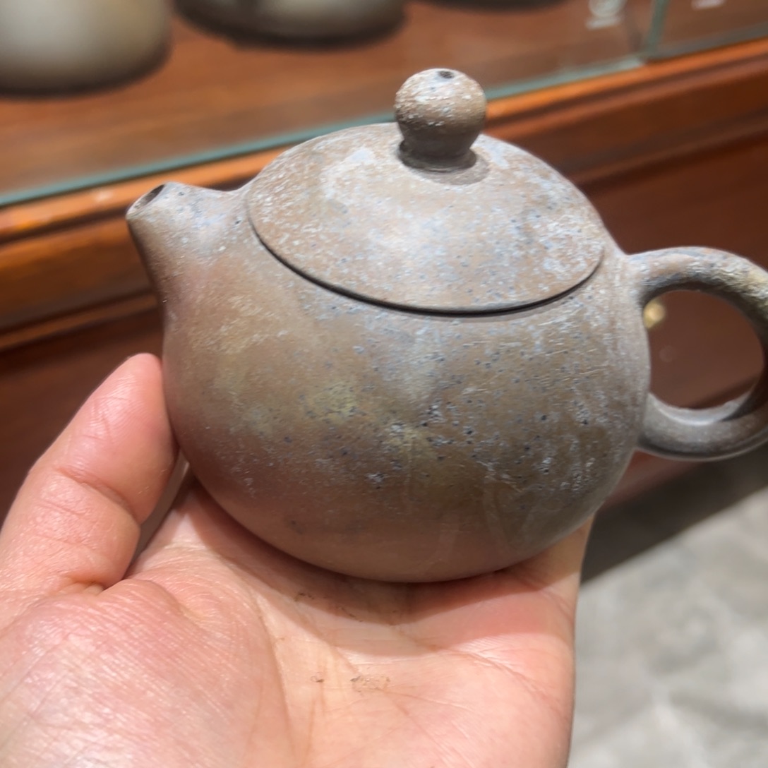 贵台龙窑柴烧茶壶68