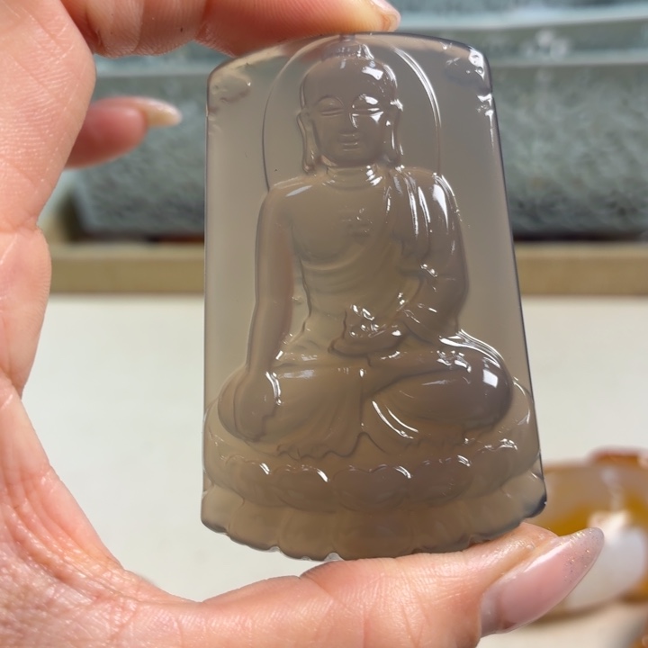 玛瑙/玉髓未镶嵌吊坠(不含链)