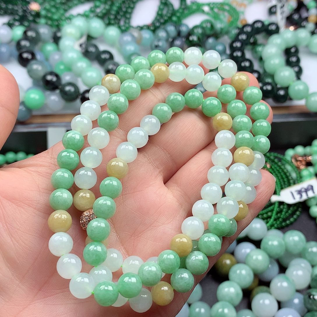 翡翠手链未镶嵌项链