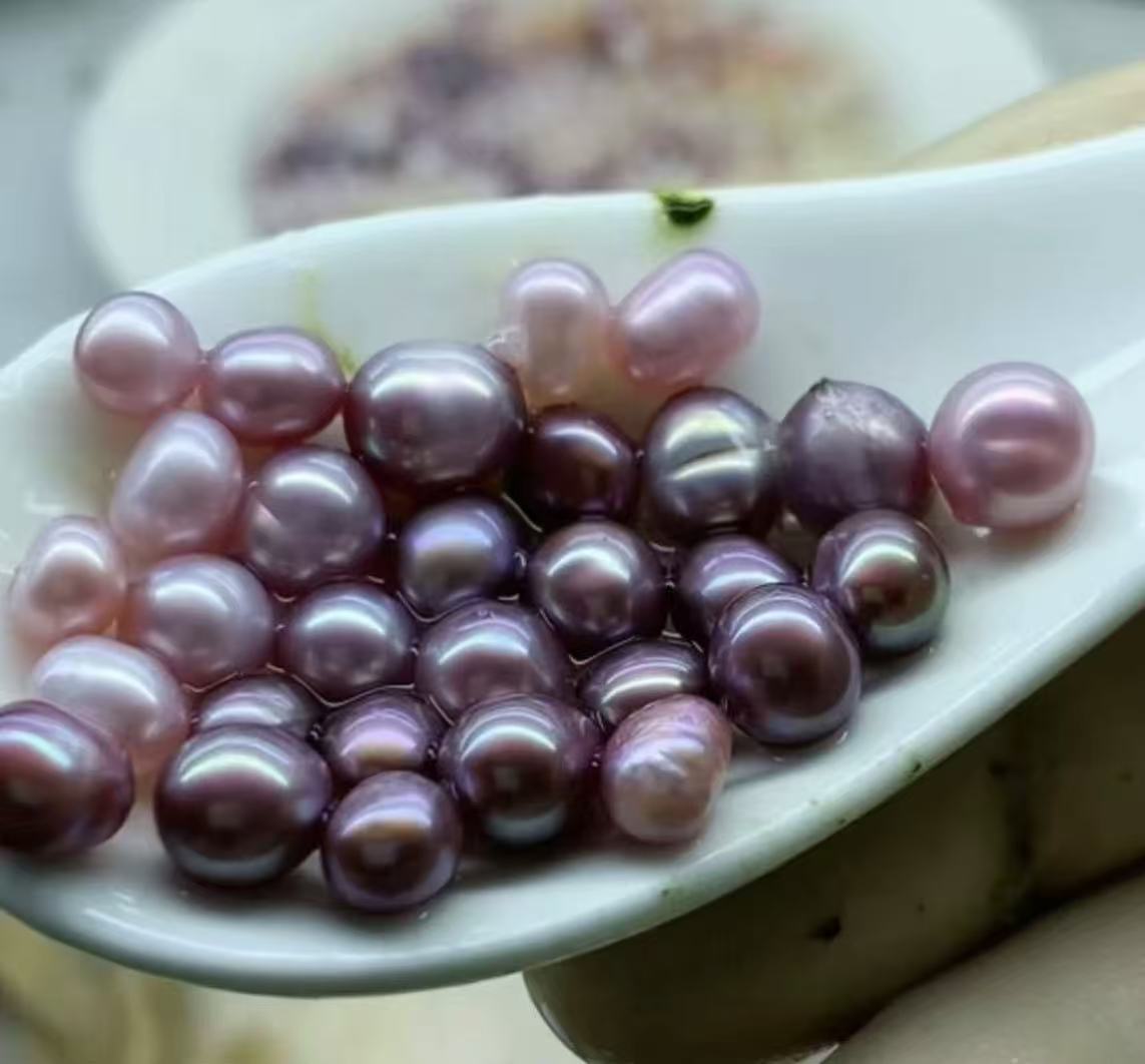 妖紫无核 2个（活体不退换） 珍珠配饰可定制 DIY