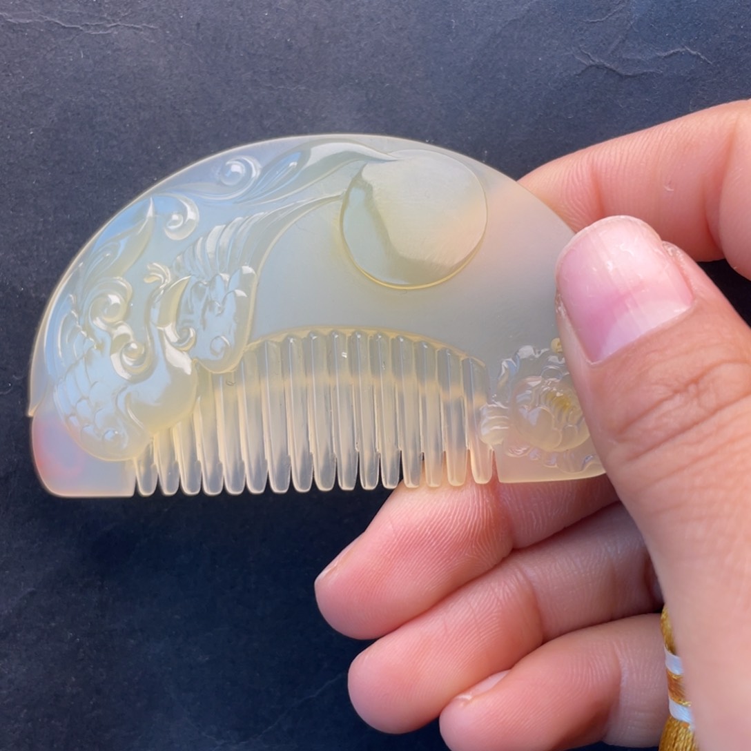 石英质玉黄蜡石挂件未镶嵌奕*