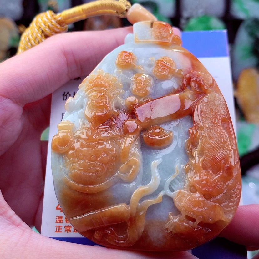 【闪购商品】翡翠颈饰未镶嵌挂件