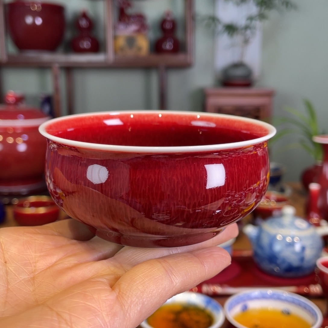 清欢雅玩原矿郎红炉士杯