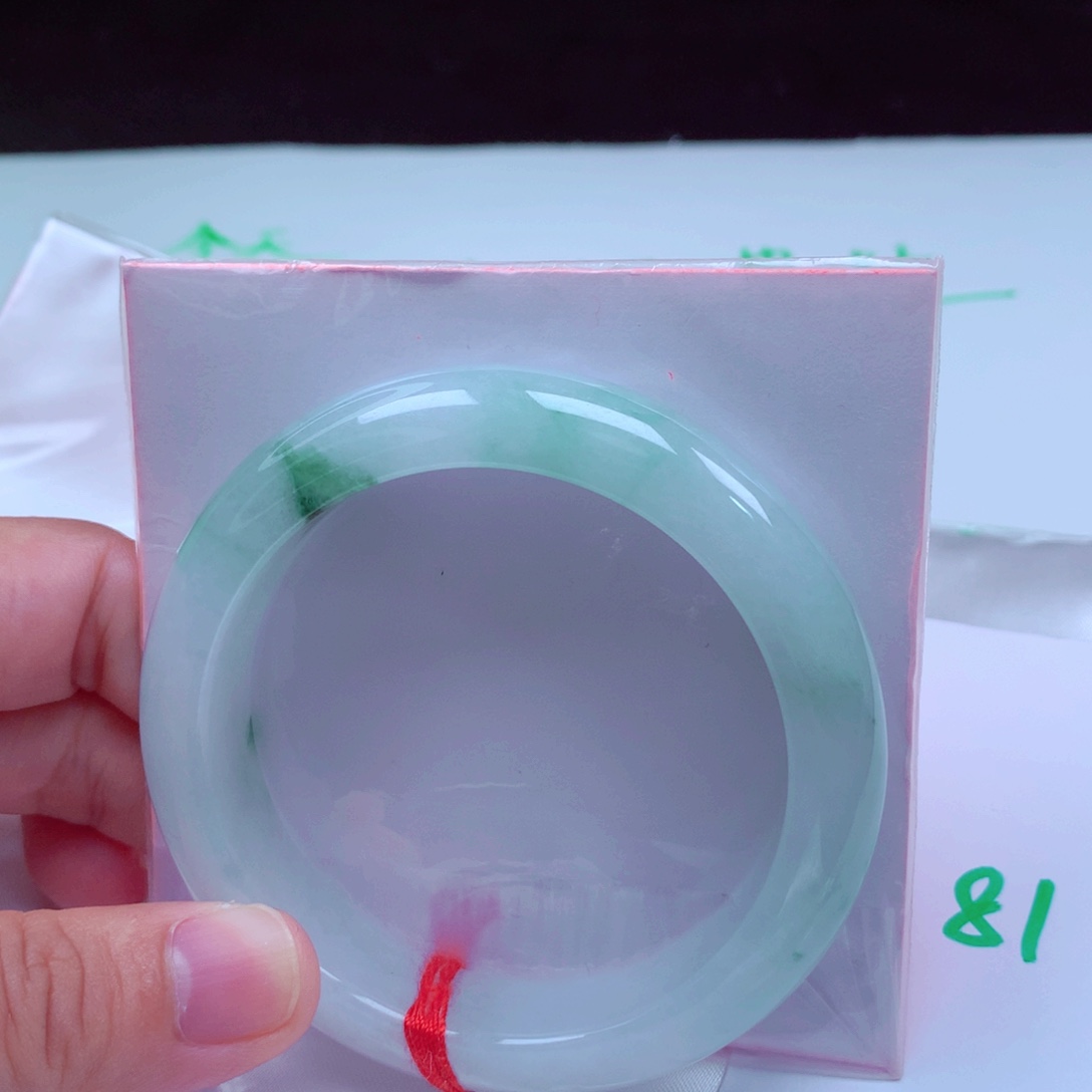 未镶嵌手镯翡翠缅甸天然A货翡翠56.6