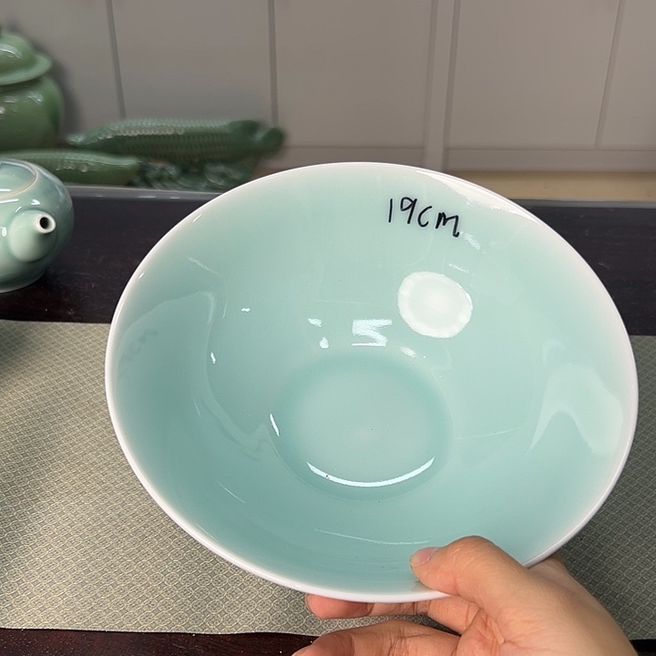 龙泉云间青瓷小米茶器
