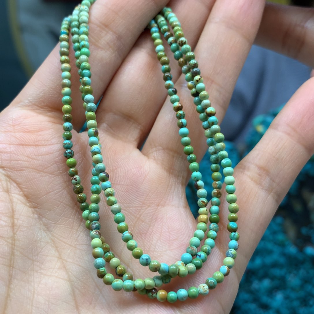 绿松石长链未镶嵌